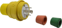 Value Collection - 480 VAC, 20 Amp, L16-20 Configuration, Industrial Grade, Plug - 3 Phase, 3 Poles, IP67 - Exact Tool & Supply