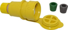 Value Collection - 480 VAC, 20 Amp, L16-20 Configuration, Industrial Grade, Ungrounded Connector - 1 Phase, 3 Poles, IP67 - Exact Tool & Supply