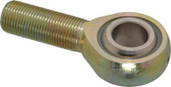 Alinabal - 3/4" ID, 1-3/4" Max OD, 9,000 Lb Max Static Cap, Spherical Rod End - 3/4-16 RH, 1" Shank Diam, 1-3/4" Shank Length, Steel with Molded Nyloy Raceway - Exact Tool & Supply