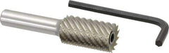 Onsrud - 7/8" Cutting Diam x 1-1/2" Length of Cut, 12 Flute, Downcut Spiral Router Bit - Uncoated, Right Hand Cut, High Speed Steel, 3-1/2" OAL x 1/2" Shank Diam, Hogger - Exact Tool & Supply