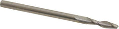 Onsrud - 1/8" Cutting Diam x 1/2" Length of Cut, 2 Flute, Upcut Spiral Router Bit - Uncoated, Right Hand Cut, Solid Carbide, 2" OAL x 1/8" Shank Diam, Double Edge, 30° Helix Angle - Exact Tool & Supply