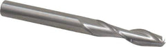 Onsrud - 1/4" Cutting Diam x 1" Length of Cut, 2 Flute, Upcut Spiral Router Bit - Uncoated, Right Hand Cut, Solid Carbide, 2-1/2" OAL x 1/4" Shank Diam, Double Edge, 30° Helix Angle - Exact Tool & Supply