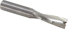 Onsrud - 1/2" Cutting Diam x 1-5/8" Length of Cut, 2 Flute, Upcut Spiral Router Bit - Uncoated, Right Hand Cut, Solid Carbide, 3-1/2" OAL x 1/2" Shank Diam, Double Edge, 11° Helix Angle - Exact Tool & Supply