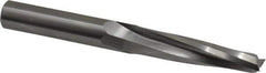 Onsrud - 1/2" Cutting Diam x 2-1/8" Length of Cut, 2 Flute, Upcut Spiral Router Bit - Uncoated, Right Hand Cut, Solid Carbide, 4-1/2" OAL x 1/2" Shank Diam, Double Edge, 11° Helix Angle - Exact Tool & Supply