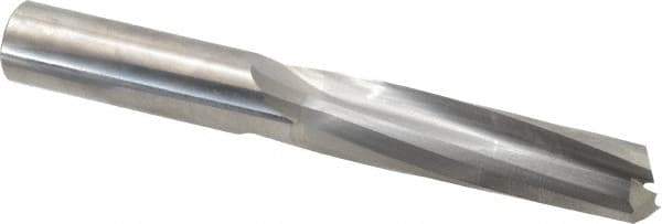Onsrud - 3/4" Cutting Diam x 3-1/8" Length of Cut, 2 Flute, Upcut Spiral Router Bit - Uncoated, Right Hand Cut, Solid Carbide, 6" OAL x 3/4" Shank Diam, Double Edge, 11° Helix Angle - Exact Tool & Supply
