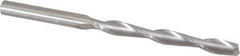 Onsrud - 3/8" Cutting Diam x 3-1/2" Length of Cut, 2 Flute, Upcut Spiral Router Bit - Uncoated, Right Hand Cut, Solid Carbide, 5" OAL x 3/8" Shank Diam, Double Edge, 25° Helix Angle - Exact Tool & Supply