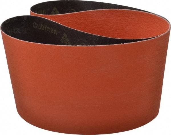 3M - 6" Wide x 48" OAL, 80 Grit, Ceramic Abrasive Belt - Ceramic, Medium, Coated, YF Weighted Cloth Backing, Wet/Dry, Series 777F - Exact Tool & Supply