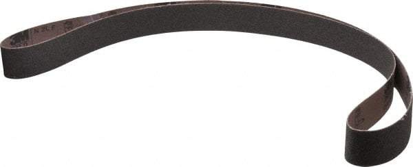 3M - 1-1/2" Wide x 60" OAL, 50 Grit, Aluminum Oxide Abrasive Belt - Aluminum Oxide, Coarse, Coated, X Weighted Cloth Backing, Series 341D - Exact Tool & Supply
