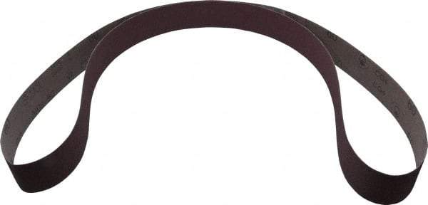 3M - 2" Wide x 72" OAL, 60 Grit, Aluminum Oxide Abrasive Belt - Aluminum Oxide, Medium, Coated, X Weighted Cloth Backing, Series 241D - Exact Tool & Supply