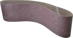 3M - 6" Wide x 48" OAL, 24 Grit, Aluminum Oxide Abrasive Belt - Aluminum Oxide, Very Coarse, Coated, X Weighted Cloth Backing, Series 341D - Exact Tool & Supply