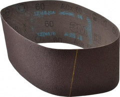3M - 4" Wide x 24" OAL, 60 Grit, Aluminum Oxide Abrasive Belt - Aluminum Oxide, Medium, Coated, X Weighted Cloth Backing, Series 341D - Exact Tool & Supply