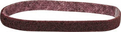 3M - 1/2" Wide x 12" OAL, Aluminum Oxide Abrasive Belt - Aluminum Oxide, Medium, Nonwoven, Series SC-BS - Exact Tool & Supply