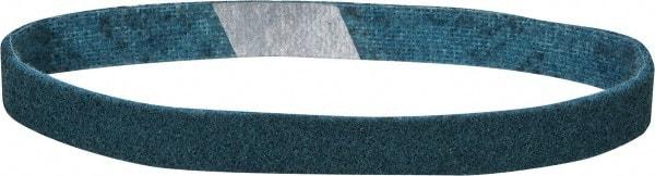 3M - 3/4" Wide x 18" OAL, Aluminum Oxide Abrasive Belt - Aluminum Oxide, Very Fine, Nonwoven, Series SC-BS - Exact Tool & Supply