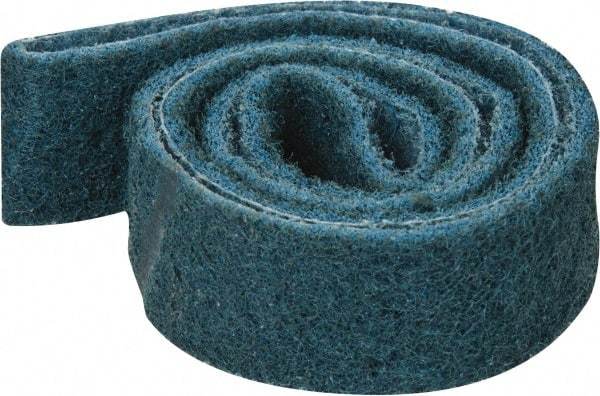 3M - 1" Wide x 42" OAL, Aluminum Oxide Abrasive Belt - Aluminum Oxide, Very Fine, Nonwoven, Series SC-BS - Exact Tool & Supply