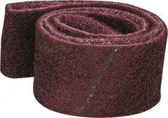 3M - 2" Wide x 34" OAL, Aluminum Oxide Abrasive Belt - Aluminum Oxide, Medium, Nonwoven, Series SC-BS - Exact Tool & Supply