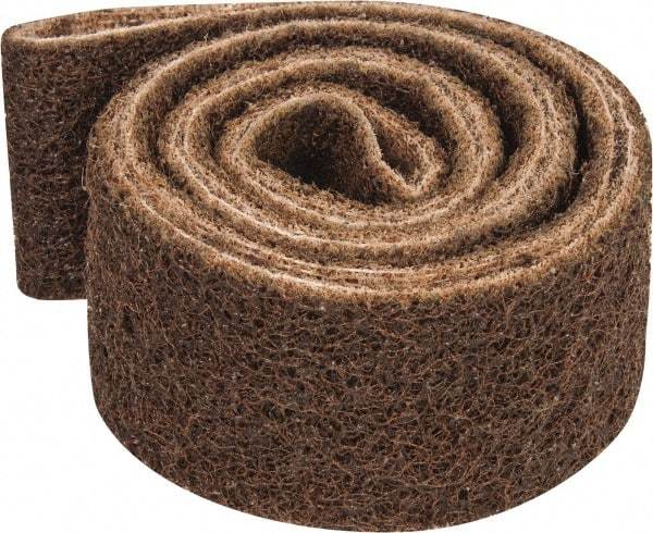 3M - 2" Wide x 60" OAL, Aluminum Oxide Abrasive Belt - Aluminum Oxide, Coarse, Nonwoven, Series SC-BS - Exact Tool & Supply