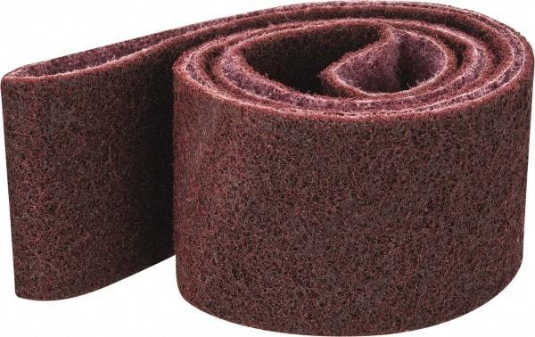 3M - 2-1/2" Wide x 60" OAL, Aluminum Oxide Abrasive Belt - Aluminum Oxide, Medium, Nonwoven, Series SC-BS - Exact Tool & Supply