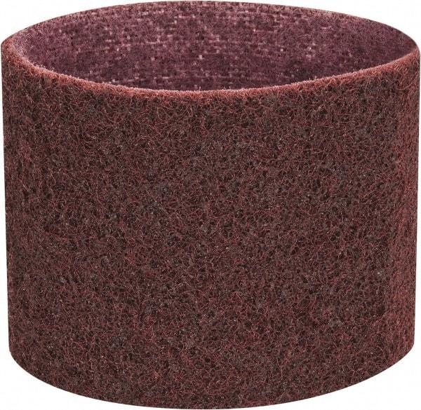 3M - 3" Wide x 10-11/16" OAL, Aluminum Oxide Abrasive Belt - Aluminum Oxide, Medium, Nonwoven, Series SC-BS - Exact Tool & Supply