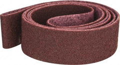 3M - 3" Wide x 132" OAL, Aluminum Oxide Abrasive Belt - Aluminum Oxide, Medium, Nonwoven, Series SC-BS - Exact Tool & Supply