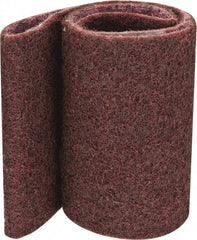 3M - 4" Wide x 24" OAL, Aluminum Oxide Abrasive Belt - Aluminum Oxide, Medium, Nonwoven, Series SC-BS - Exact Tool & Supply