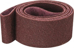 3M - 4" Wide x 132" OAL, Aluminum Oxide Abrasive Belt - Aluminum Oxide, Medium, Nonwoven, Series SC-BS - Exact Tool & Supply