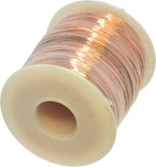 Made in USA - 22 Gage, 0.0253" Diameter x 501' Long, Bare, Copper Bus Bar Wire - Pure Copper (ASTM B3) - Exact Tool & Supply