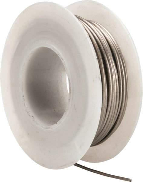 Made in USA - 18 Gage, 0.0403 Inch Diameter x 25 Ft. Long, Nickel Chromium Wire - Alloy 80/20, ASTM B344 - Exact Tool & Supply