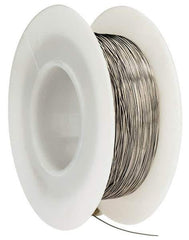 Made in USA - 30 Gage, 0.01 Inch Diameter x 393 Ft. Long, Nickel Chromium Wire - Alloy 80/20, ASTM B344 - Exact Tool & Supply