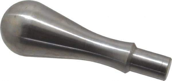 Gibraltar - 3/8" Press Fit Stem, Fixed Handwheel & Machine Handle - Carbon Steel Bulb Shape Handle, 9/16" Long Carbon Steel Stem, 2-11/16" OAL - Exact Tool & Supply