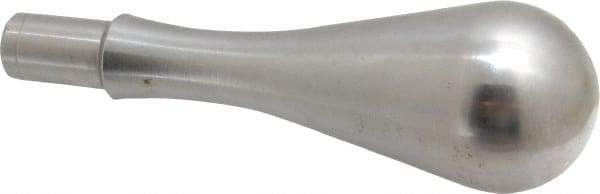 Gibraltar - 7/16" Press Fit Stem, Fixed Handwheel & Machine Handle - Carbon Steel Bulb Shape Handle, 11/16" Long Carbon Steel Stem, 3-29/32" OAL - Exact Tool & Supply