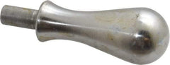 Gibraltar - 5/16" Press Fit Stem, Revolving Handwheel & Machine Handle - Carbon Steel Bulb Shape Handle, 9/16" Long Carbon Steel Stem, 2-5/8" OAL - Exact Tool & Supply