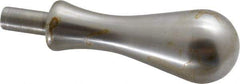 Gibraltar - 3/8" Press Fit Stem, Revolving Handwheel & Machine Handle - Carbon Steel Bulb Shape Handle, 3/4" Long Carbon Steel Stem, 3-25/32" OAL - Exact Tool & Supply