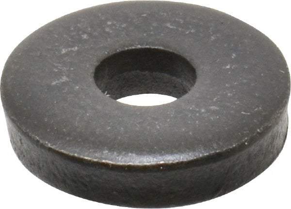 Gibraltar - M5 Screw, Grade 1010 Case Hardened Steel Extra Thick Flat Washer - 5.3mm ID x 15mm OD, 3.5mm Thick, Black Oxide Finish - Exact Tool & Supply