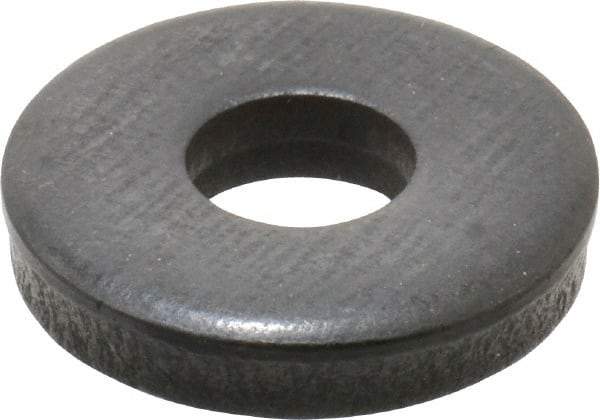 Gibraltar - M8 Screw, Grade 1010 Case Hardened Steel Extra Thick Flat Washer - 8.4mm ID x 22mm OD, 5mm Thick, Black Oxide Finish - Exact Tool & Supply