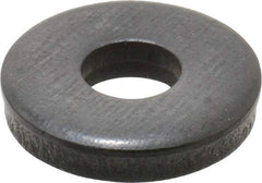 Gibraltar - M8 Screw, Grade 1010 Case Hardened Steel Extra Thick Flat Washer - 8.4mm ID x 22mm OD, 5mm Thick, Black Oxide Finish - Exact Tool & Supply