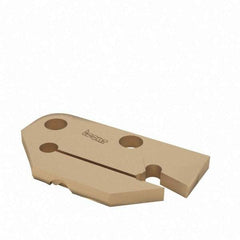 Iscar - Right Hand Cut, 5mm Insert Width, Cutoff & Grooving Support Blade for Indexables - 22mm Max Depth of Cut, 5.2mm Head Projection - Exact Tool & Supply