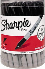 Sharpie - Black Dye & Pigment-Based Ink Wet Surface Pen - Fine Tip, AP Nontoxic Ink - Exact Tool & Supply