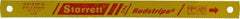 Starrett - 12" Long, 10 Teeth per Inch, High Speed Steel Power Hacksaw Blade - Toothed Edge, 1" Wide x 0.05" Thick - Exact Tool & Supply