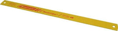 Starrett - 17" Long, 10 Teeth per Inch, High Speed Steel Power Hacksaw Blade - Toothed Edge, 1-1/4" Wide x 0.062" Thick - Exact Tool & Supply