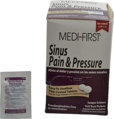 Medique - Medi-First Sinus Pain & Pressure Tablets - Sinus Relief - Exact Tool & Supply