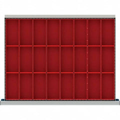 LISTA - 24-Compartment Drawer Divider Layout for 3.15" High Drawers - Exact Tool & Supply