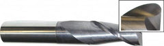 Corner Radius End Mill: 3/16″ Dia, 5/8″ LOC, 0.015″ Radius, 2 Flutes, Solid Carbide 2″ OAL, 3/16″ Shank Dia, 40 ° Helix, AlTiN Coated, Corner Radius End, Centercutting