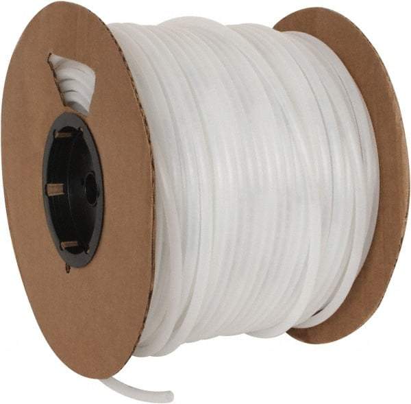 Parker - 1/4" ID x 3/8" OD, 1/16" Wall Thickness, 500' Long, Polyethylene Tube - Natural, 125 Max psi, -80 to 150°F - Exact Tool & Supply