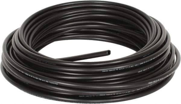 Parker - 10mm OD, 100' Long, Polyethylene Tube - Black, -80 to 150°F - Exact Tool & Supply