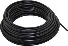 Parker - 11/64" ID x 1/4" OD, 0.04" Wall Thickness, 100' Long, Polyethylene Tube - Black, 120 Max psi, -80 to 150°F - Exact Tool & Supply