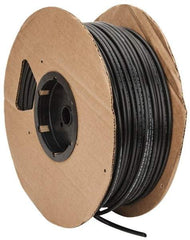 Parker - 11/64" ID x 1/4" OD, 0.04" Wall Thickness, 500' Long, Polyethylene Tube - Black, 120 Max psi, -80 to 150°F - Exact Tool & Supply
