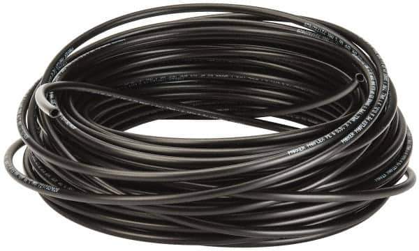 Parker - 6mm OD, 100' Long, Polyethylene Tube - Black, -80 to 150°F - Exact Tool & Supply