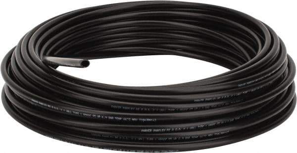 Parker - 8mm OD, 100' Long, Polyethylene Tube - Black, -80 to 150°F - Exact Tool & Supply