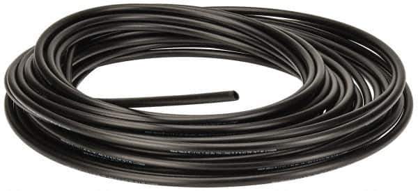 Parker - 3/8" ID x 1/2" OD, 1/16" Wall Thickness, 100' Long, Polyethylene Tube - Black, 90 Max psi, -80 to 150°F - Exact Tool & Supply