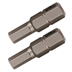Hex Metric Insert Bit 10.0 × 25mm (2 Bit Pack) - Exact Tool & Supply